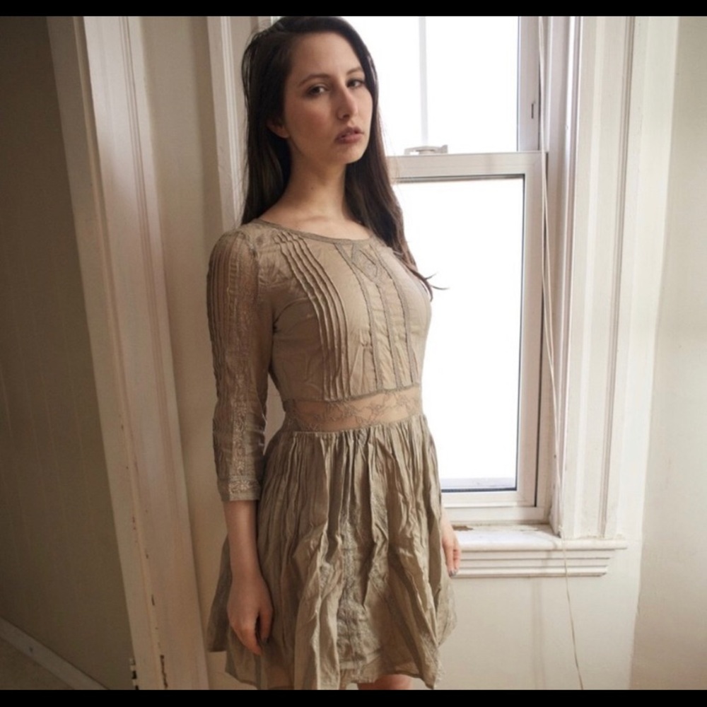 Free People Taupe Dress